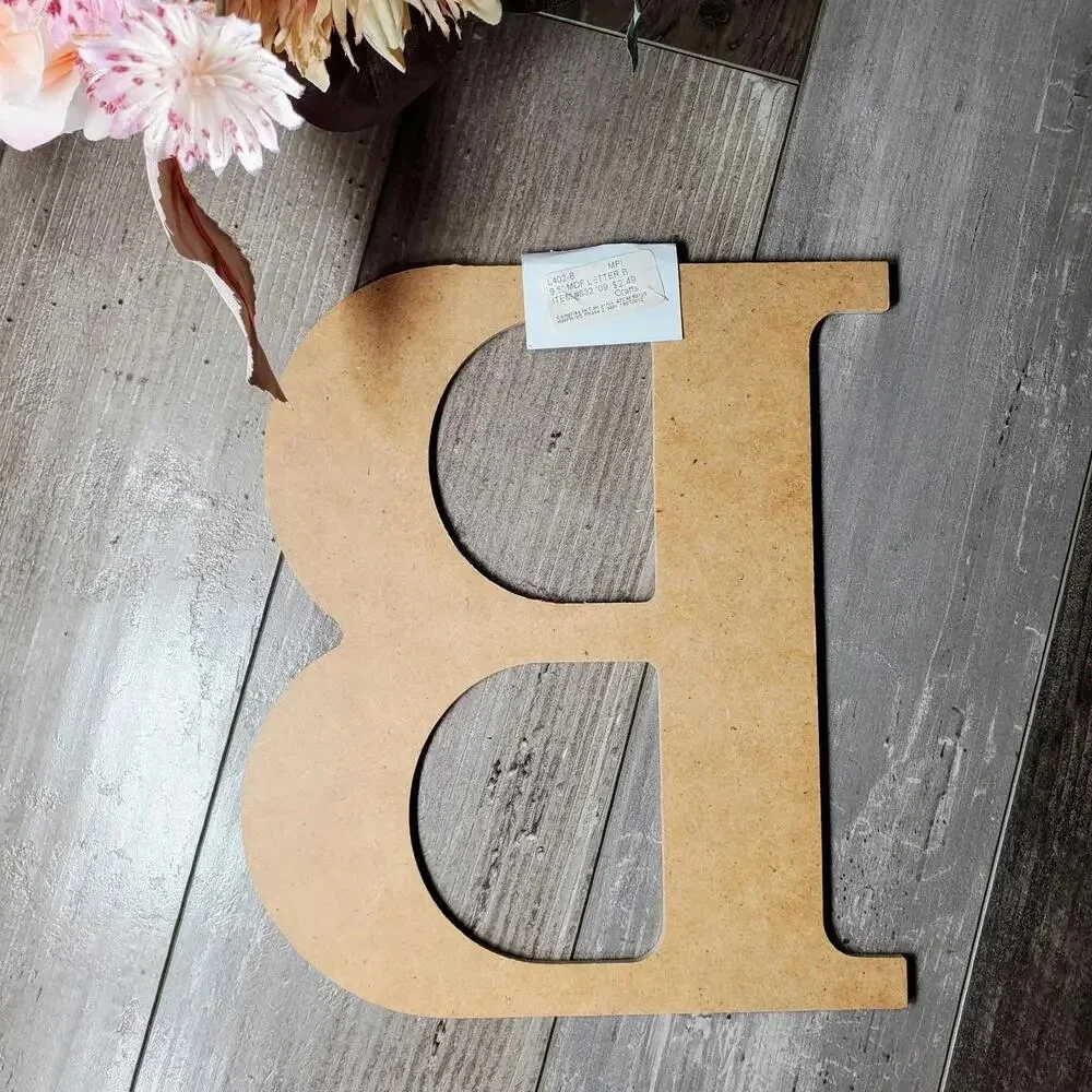 NWT MPI Wood Alphabet Letter 